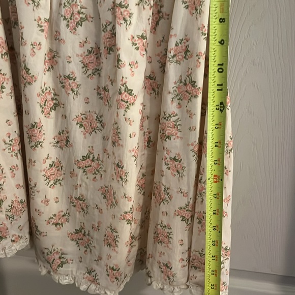 Altar'd State Cream Tan Puff Sleeve Sundress - Picture 5 of 7